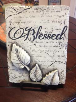 Blessed Plaque